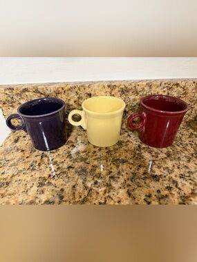Fiesta fiestaware mugs - set of 3